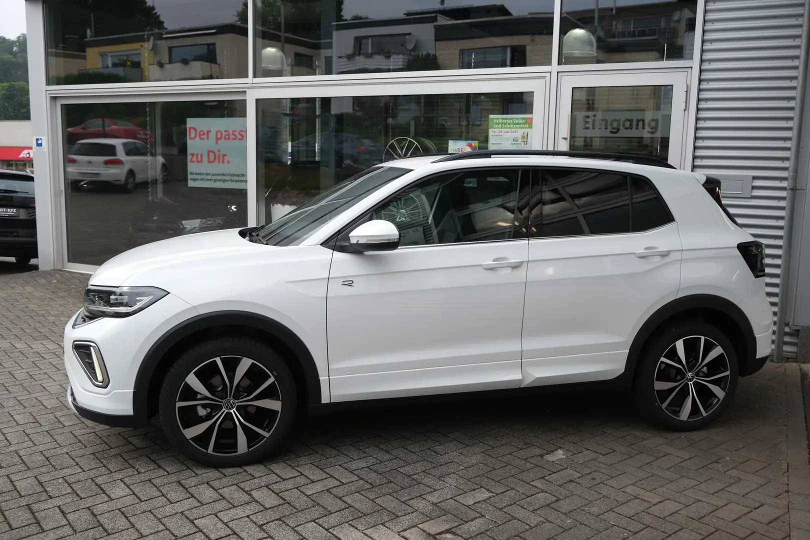 Volkswagen T-Cross 1.0 TSI DSG R-Line AHK Navi Matrix Assistenzpak... Bianco - 2