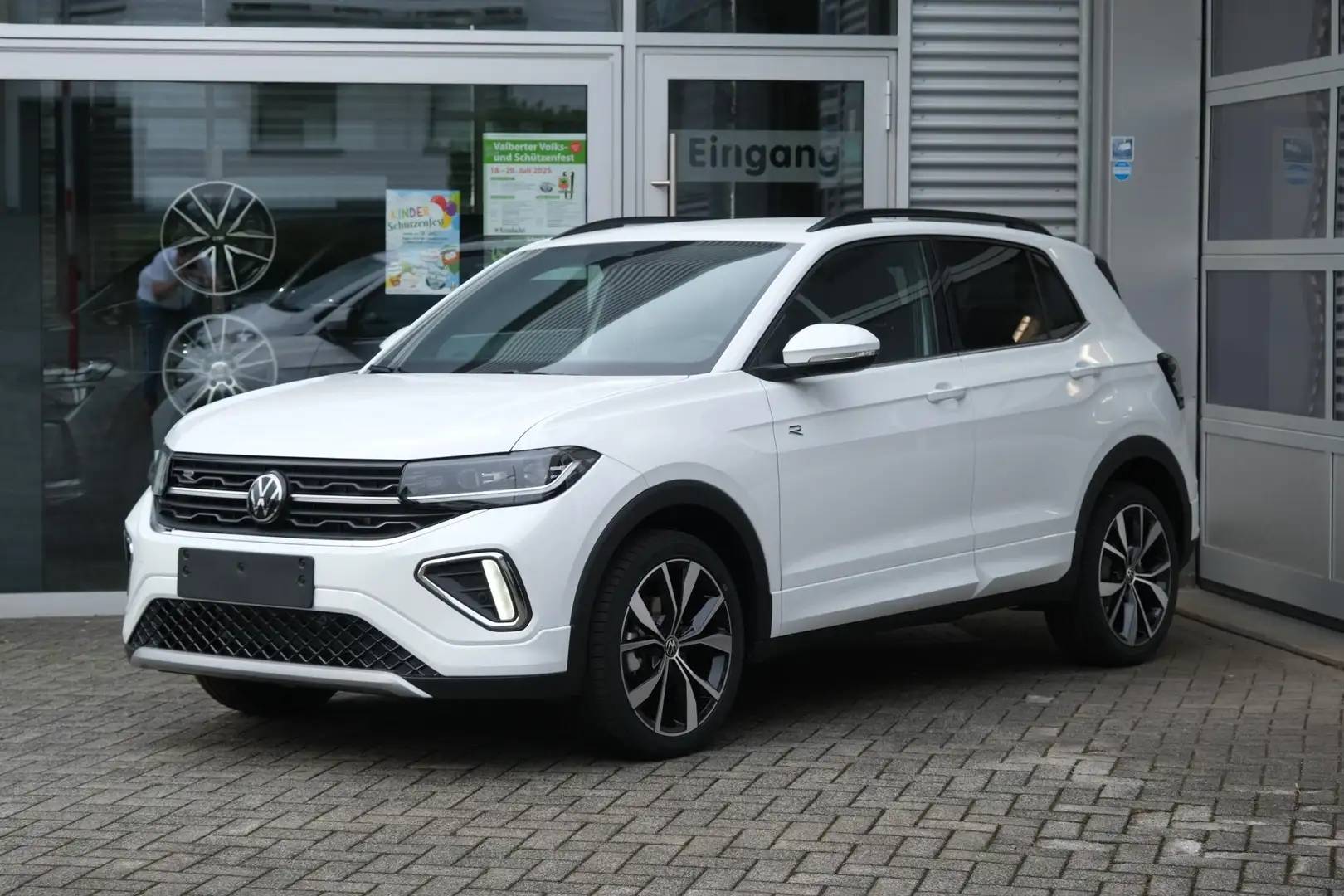 Volkswagen T-Cross 1.0 TSI DSG R-Line AHK Navi Matrix Assistenzpak... Bianco - 1