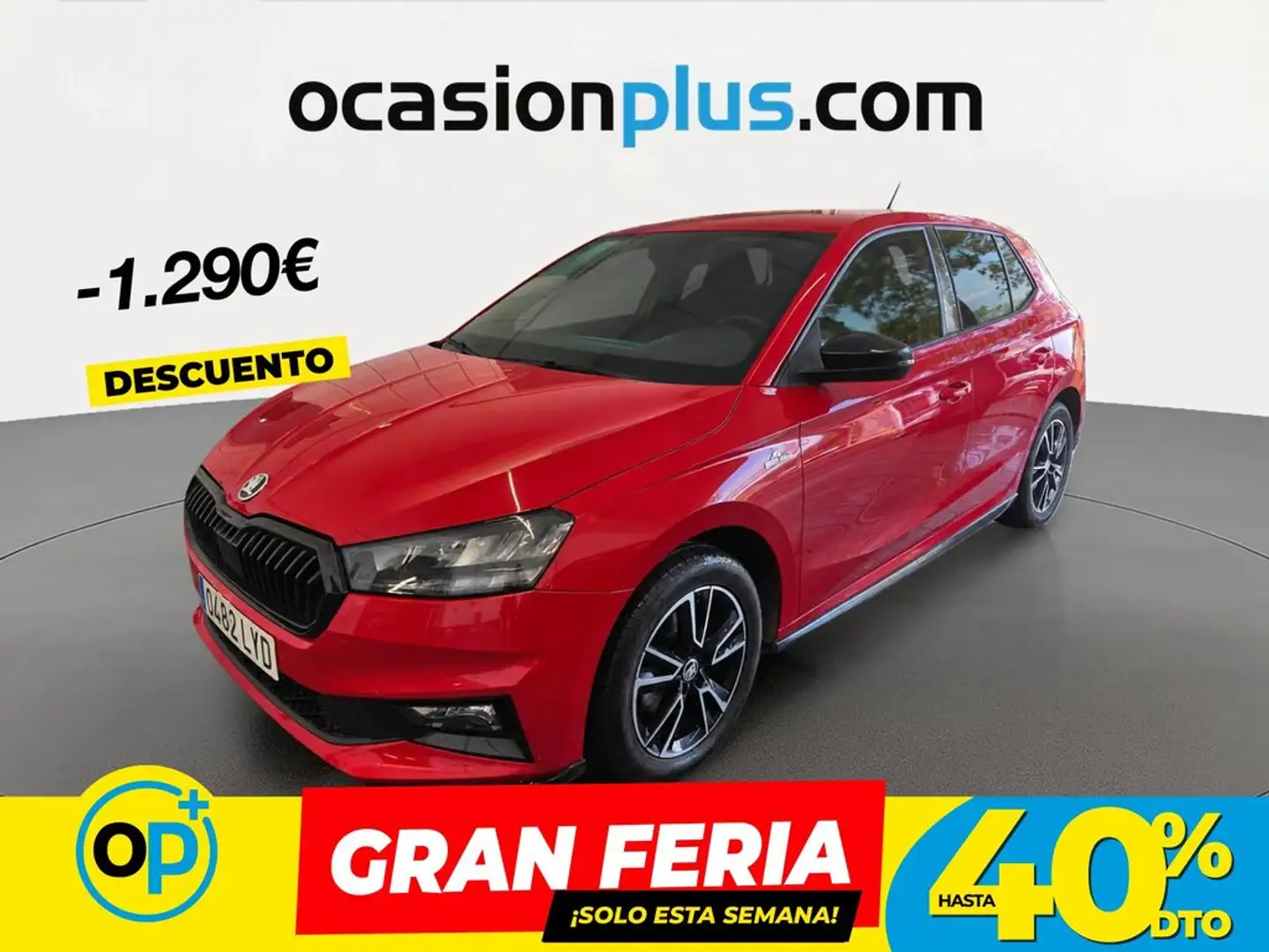 Skoda Fabia 1.0 TSI Monte Carlo 81kW Rojo - 1