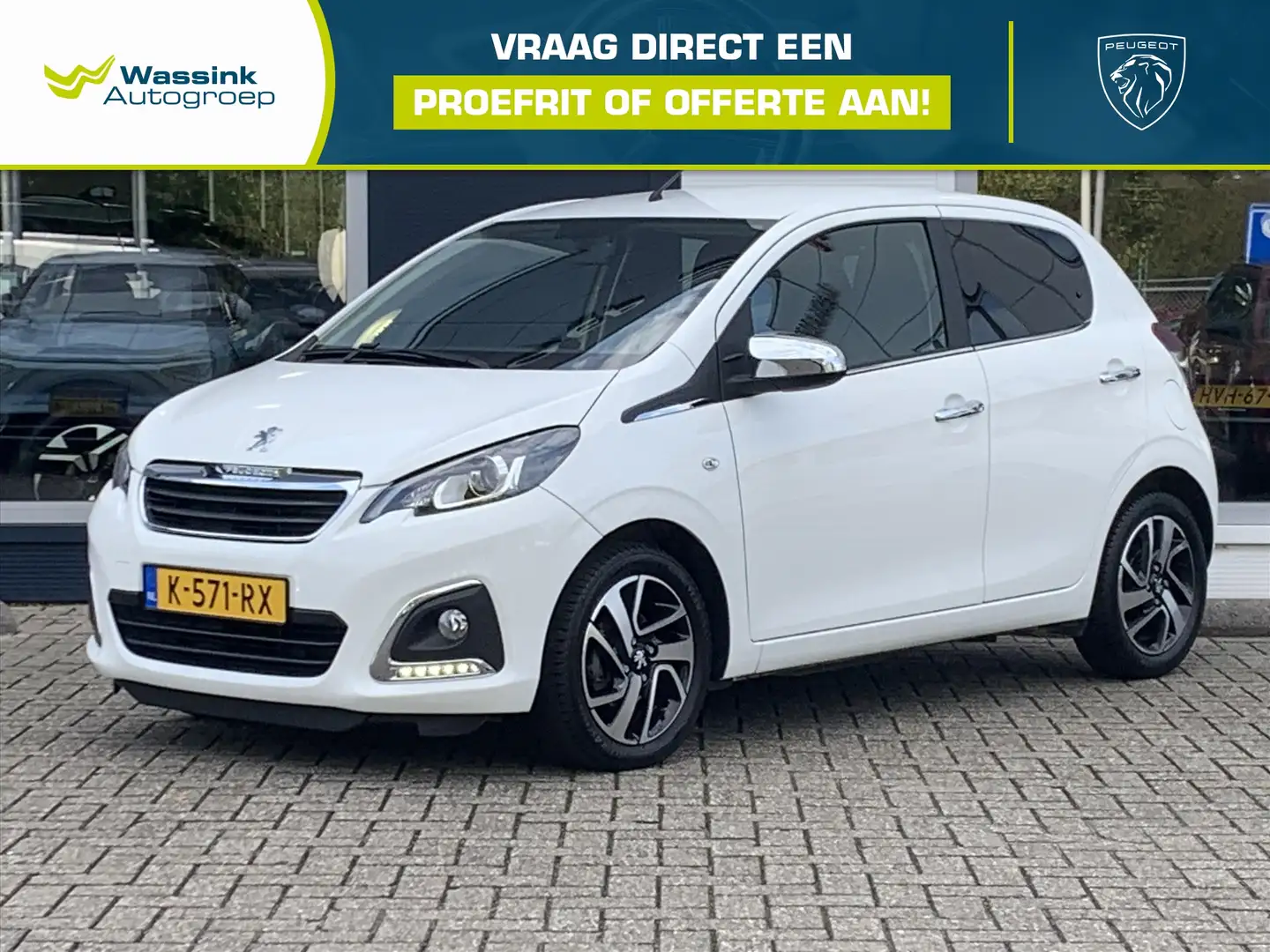 Peugeot 108 1.0 e-VTi 72pk 5-drs Allure | Airconditioning | Bl Weiß - 1