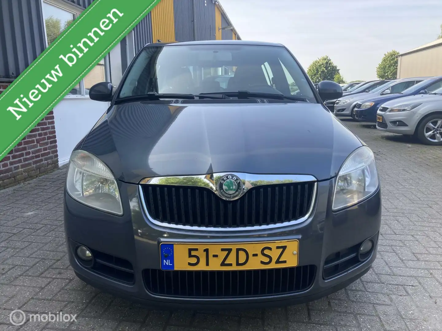 Skoda Fabia 1.4-16V Ambiente NETTE AUTO! TREKHAAK! Grijs - 2