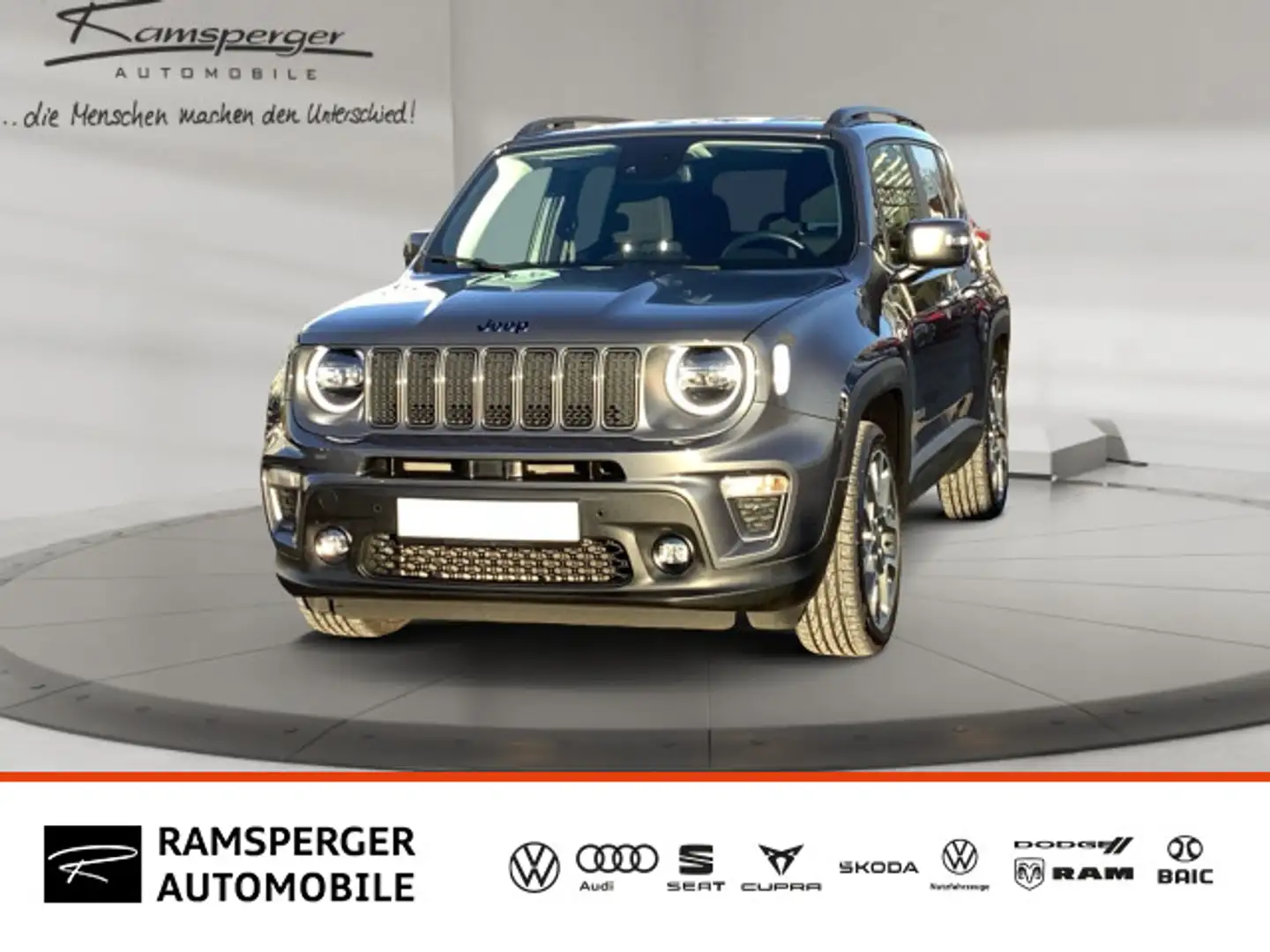 Jeep Renegade 1.3 Automatik Limited PHEV LED Navi Kam Grau - 1