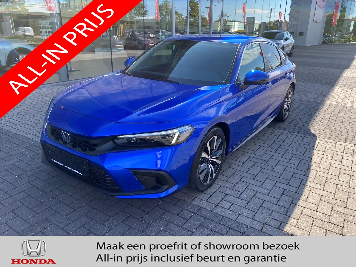 Honda Civic 2.0 e:HEV HYBRID Elegance - 1800 euro voordeel Blauw - 1