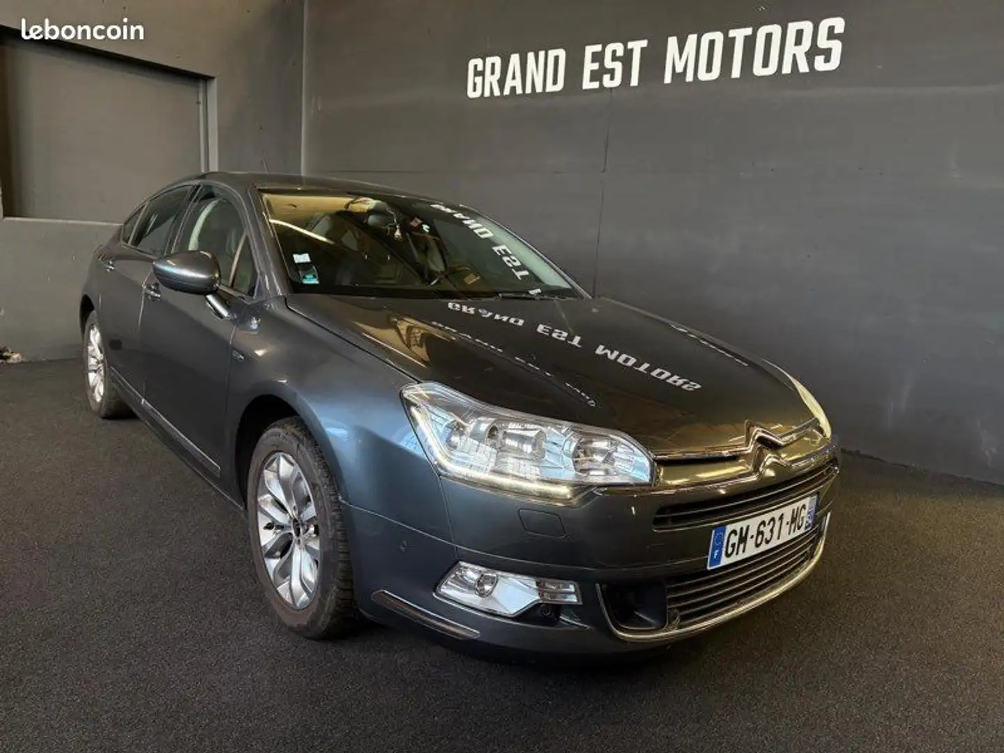 Citroen C5 2.0 HDI exclusive+ (165cv) sièges électriques GPS Bluetooth cuirs boîte automatique suivi d’entretien garantie reprise - Gris - 1
