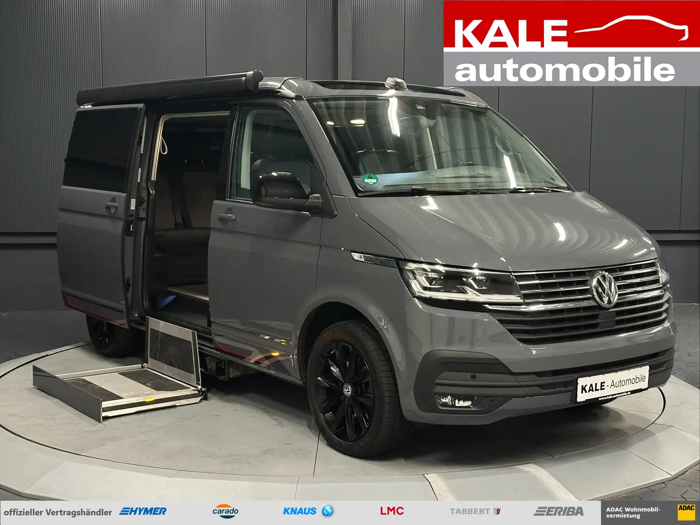 Volkswagen T6.1 California Beach Edition*BEHINDERTENAUSBAU*Fahrradträger* Szürke - 1