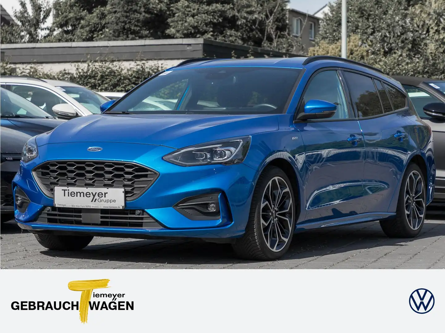 Ford Focus Turnier 1.5 EcoBoost ST-LINE X LED HuD LM1 Bleu - 1