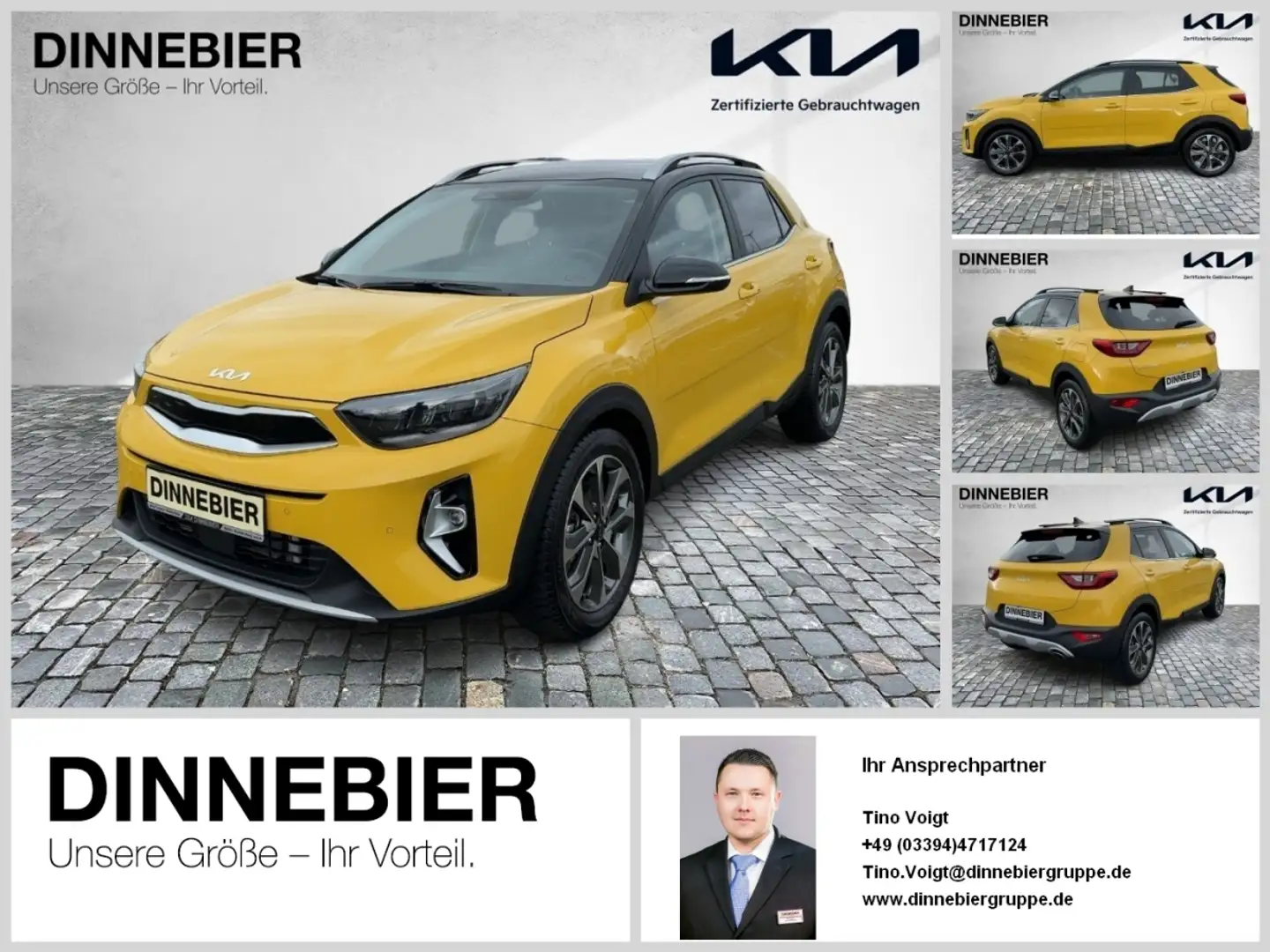 Kia Stonic Spirit Automatik+LED+Navi+Kamera+SHZ Schwarz - 1