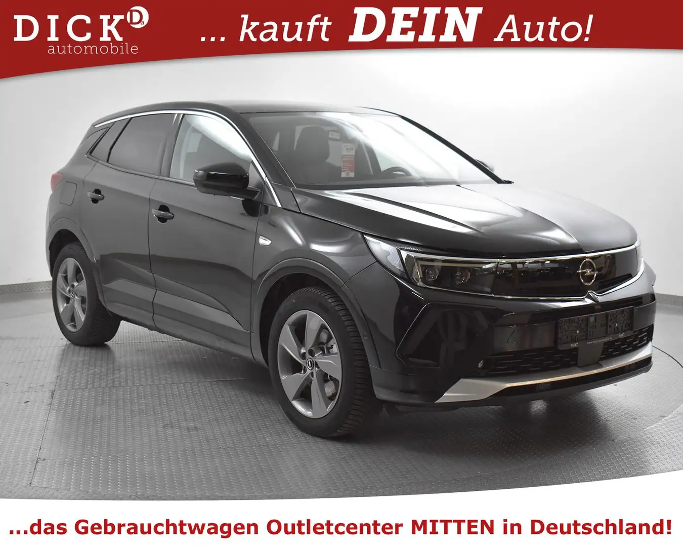 Opel Grandland X 1.6 Hyb Elegan MEMO+KAM+LED+ACC+18" Noir - 1