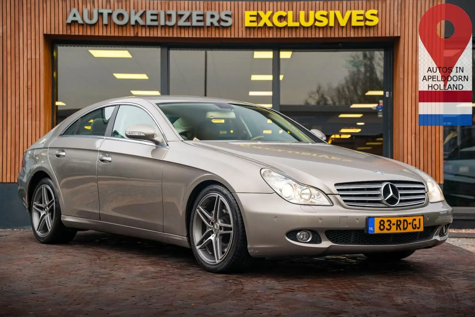 Mercedes-Benz CLS 350 motor VAST! AMG 18"wielen leder Navi Sto Grijs - 1