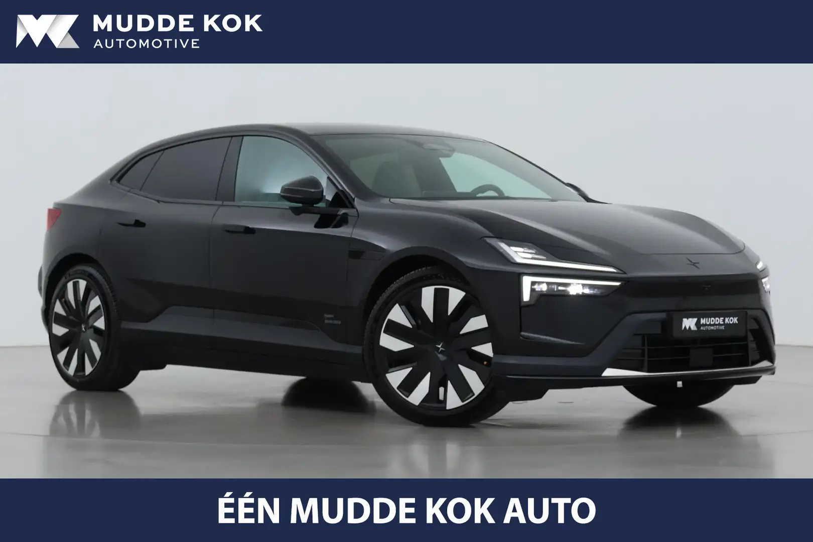 Polestar 4 Long Range Single motor 100 kWh | Panoramadak | He Schwarz - 1
