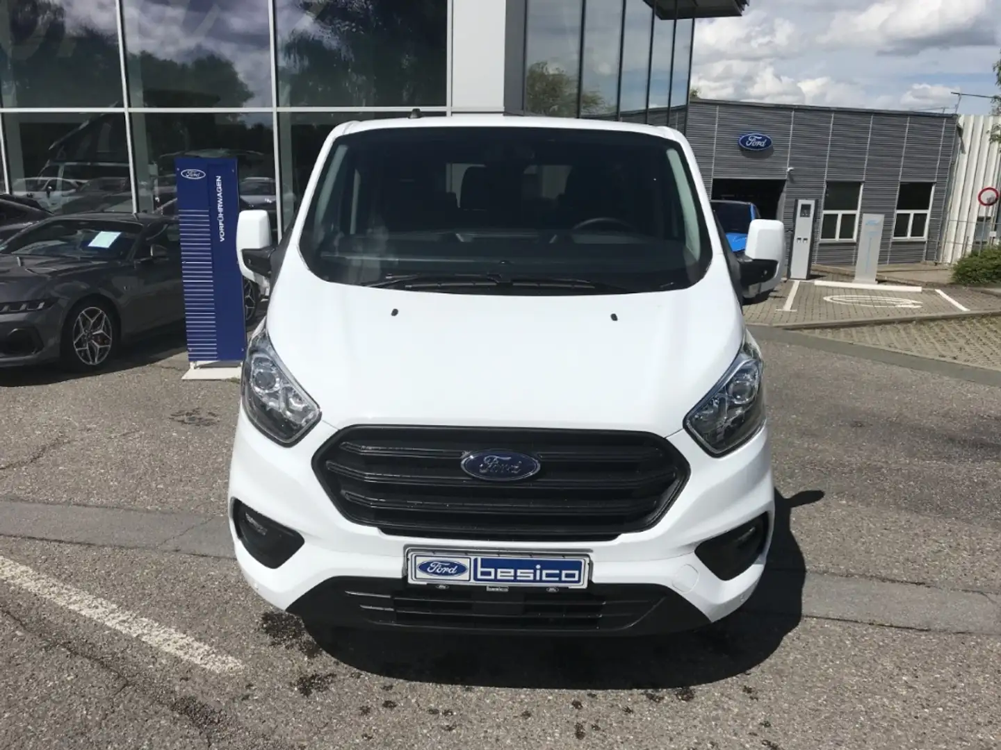 Ford Transit Custom Kombi Trend 320 L1+PDC+Klima vo+hi Weiß - 2