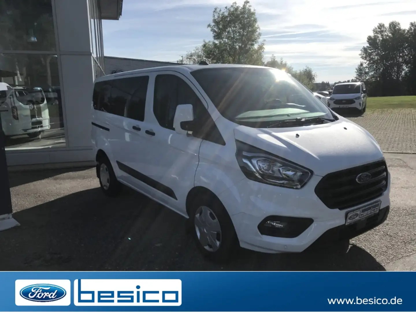 Ford Transit Custom Kombi Trend 320 L1+PDC+Klima vo+hi Weiß - 1