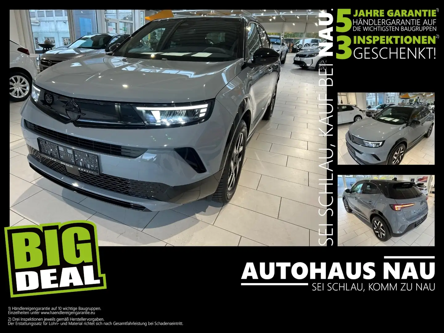 Opel Mokka GS 1.2 Turbo inkl. Big Deal Grau - 1