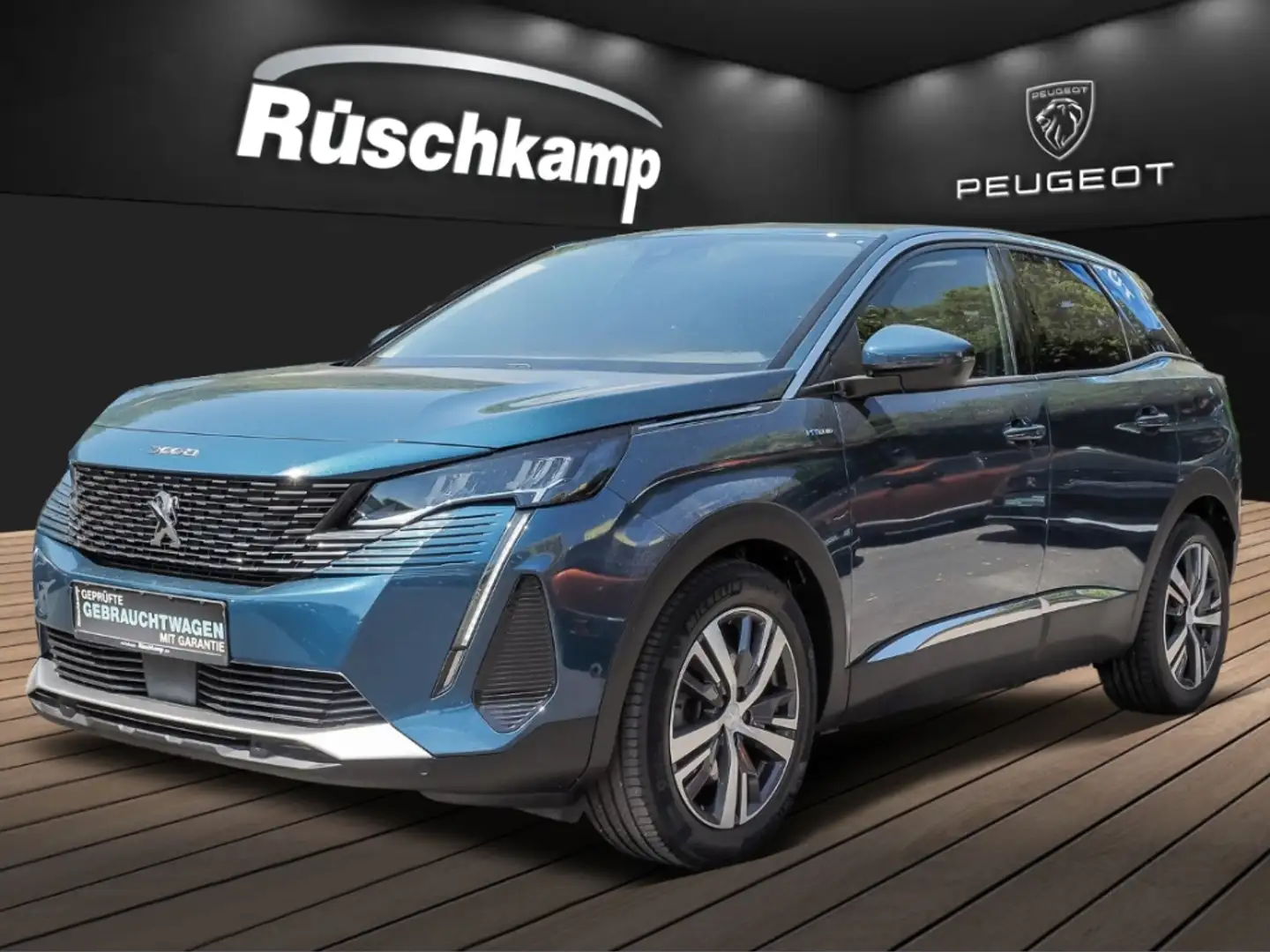 Peugeot 3008 Allure ab.AHK Navi RückKam Voll-LED 2-Zonen-Klima Blau - 1