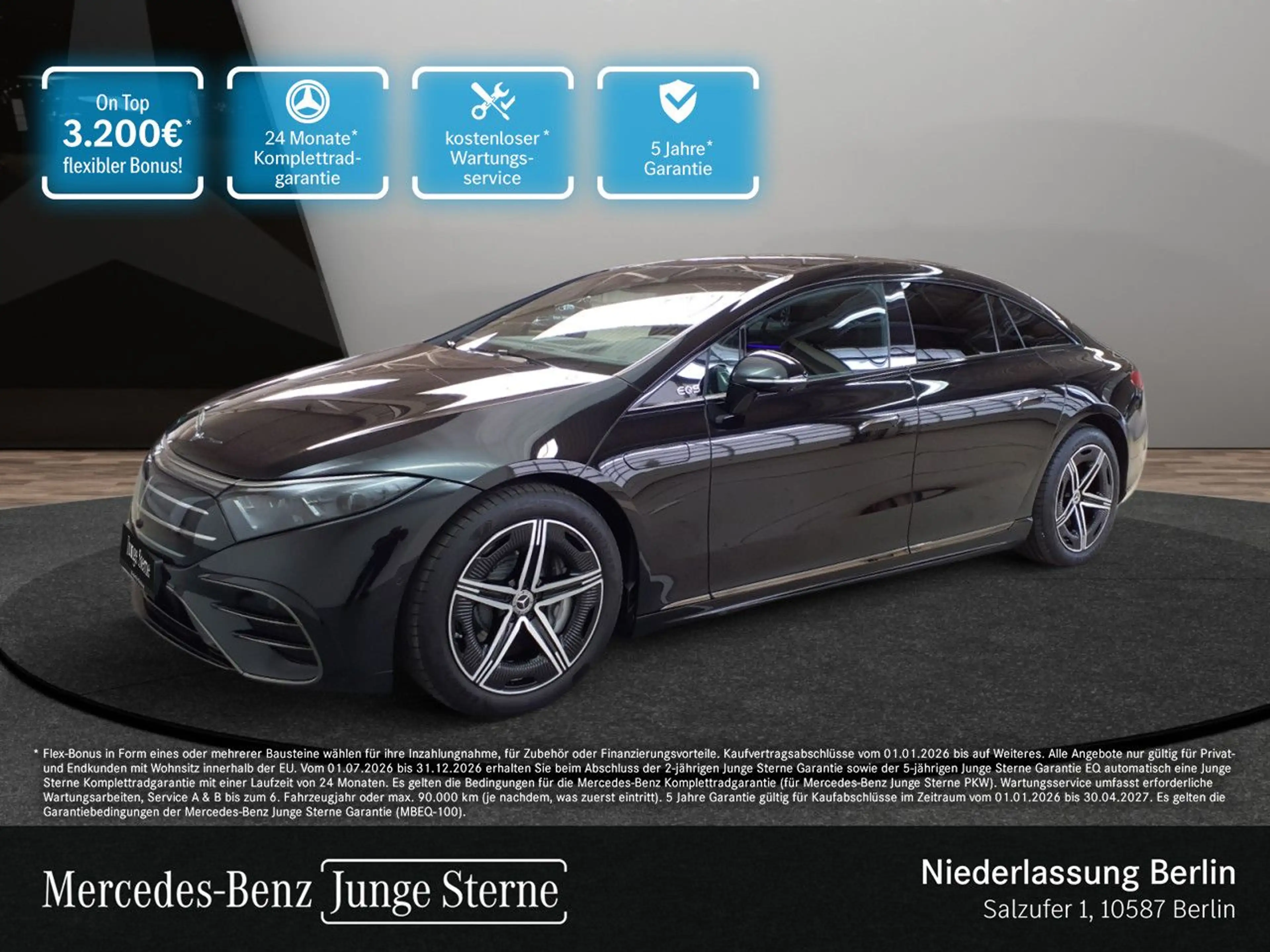 Mercedes-Benz EQS 450 AMG Fahrass Fondent Airmat Pano Burmester