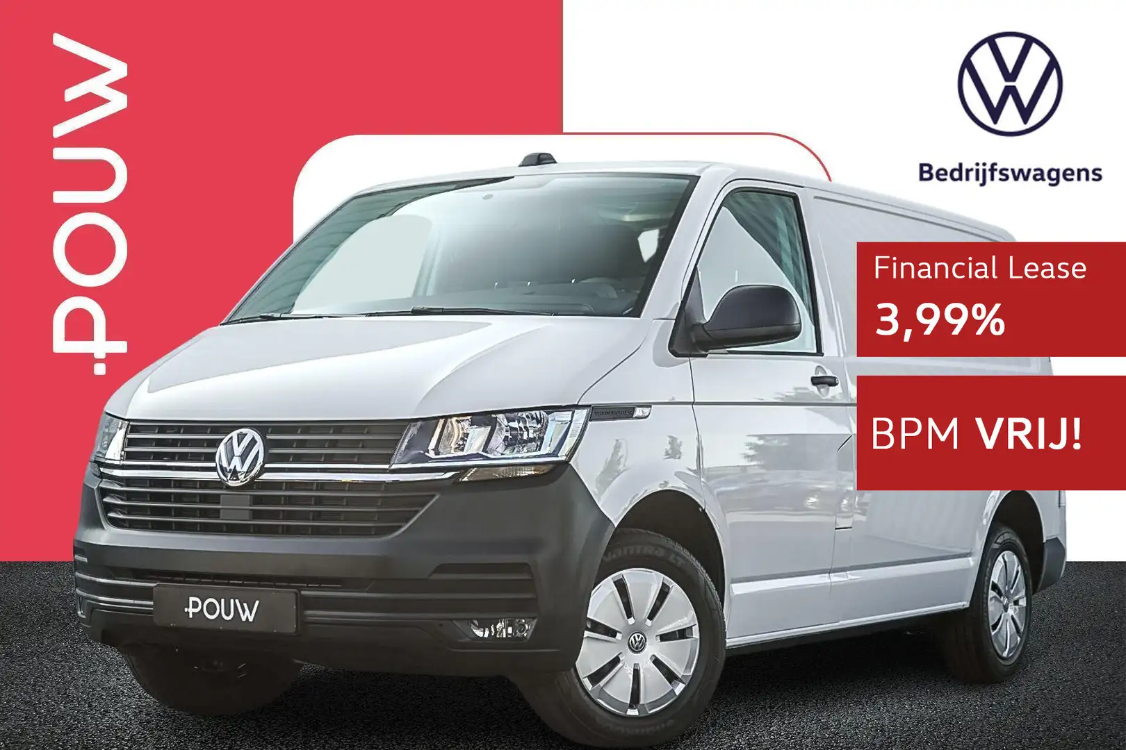 Volkswagen T6.1 Transporter 2.0 TDI 110pk L1H1 28 | Apple Carplay & Android Au Alb - 1