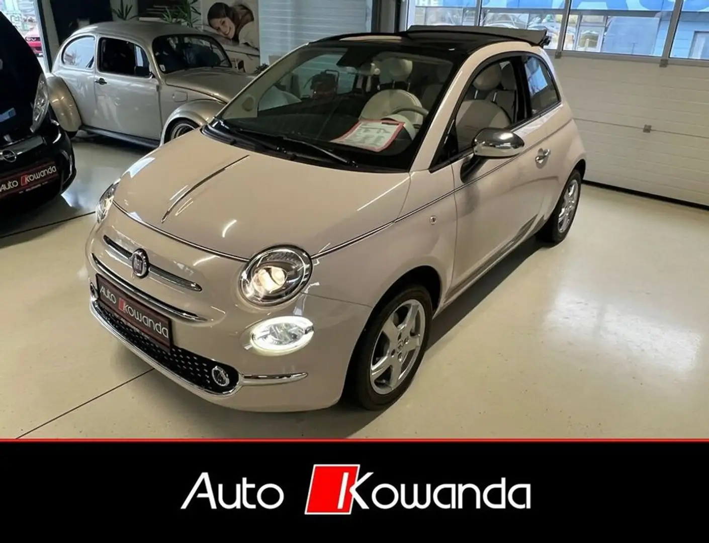 Fiat 500 Cabrio Collezione Sport Edition -Wenig Km Weiß - 2