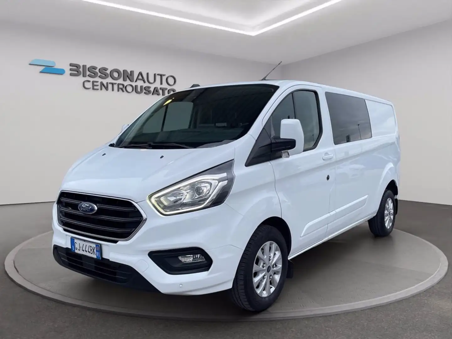 Ford Transit Custom 300 2.0 tdci 130cv titanium d.cab l2h1 e6.2 Blanc - 1