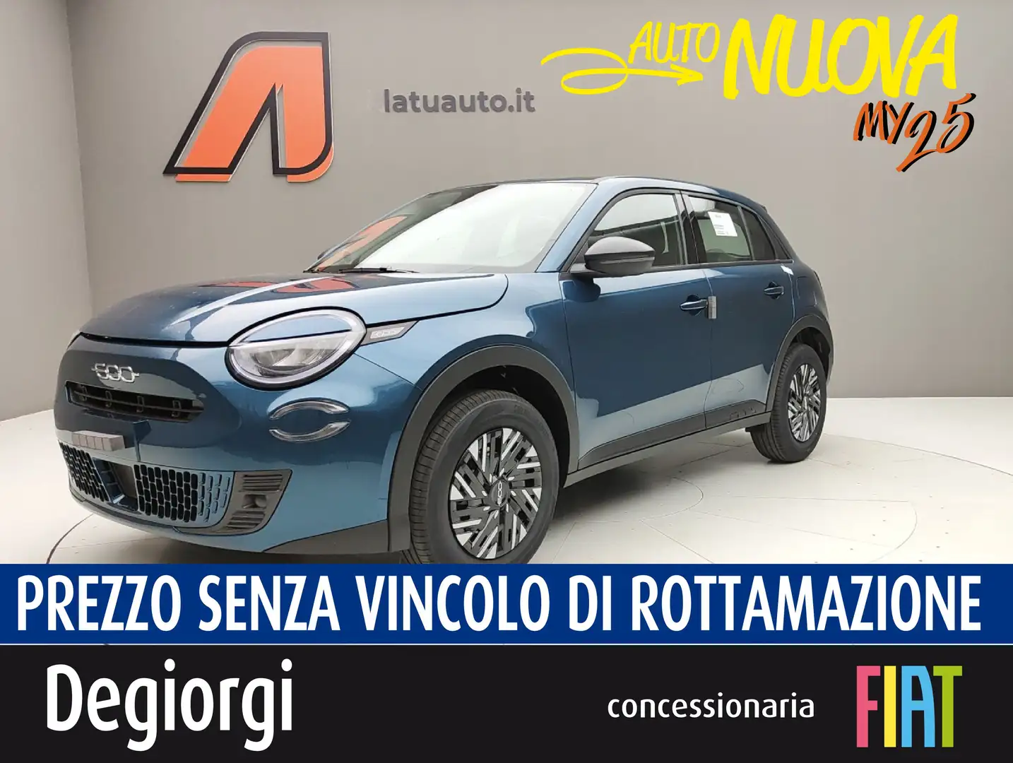 Fiat 600 1.2 110CV HYBRID DCT Verde - 1