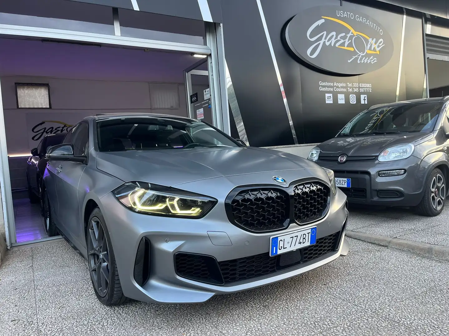 BMW 135 M 135i xdrive auto Grijs - 1