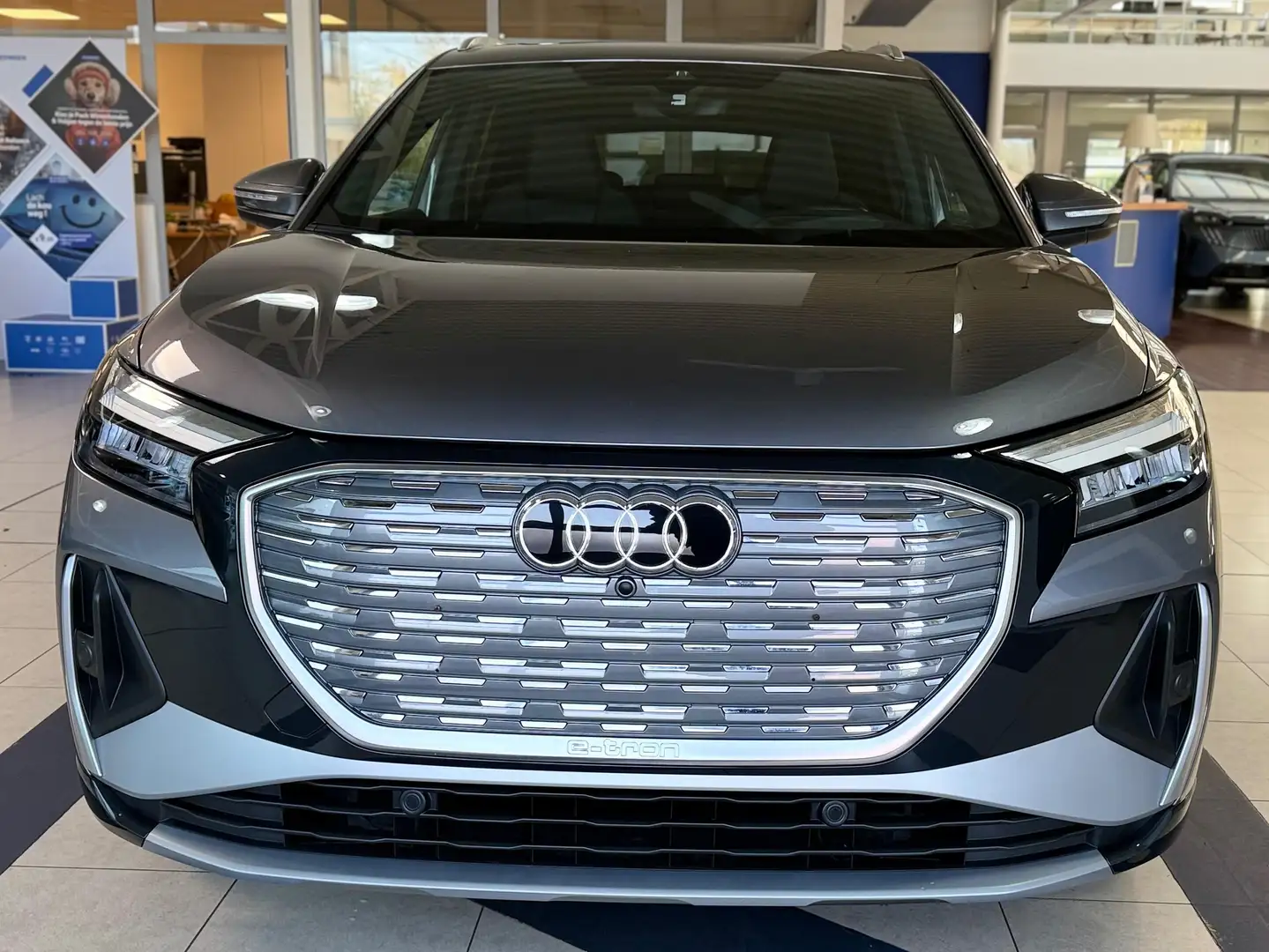 Audi Q4 e-tron 520km Panoramadak – SONOS – Leder – HUD Gris - 1