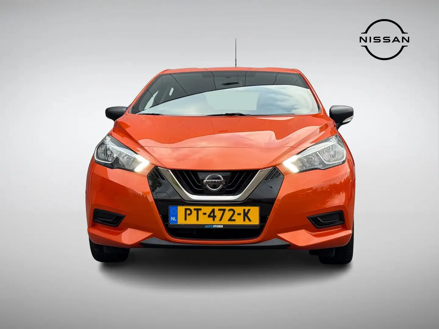 Nissan Micra 1.0L Visia+ | Airconditioning | 16'' Velgen | Park Orange - 2