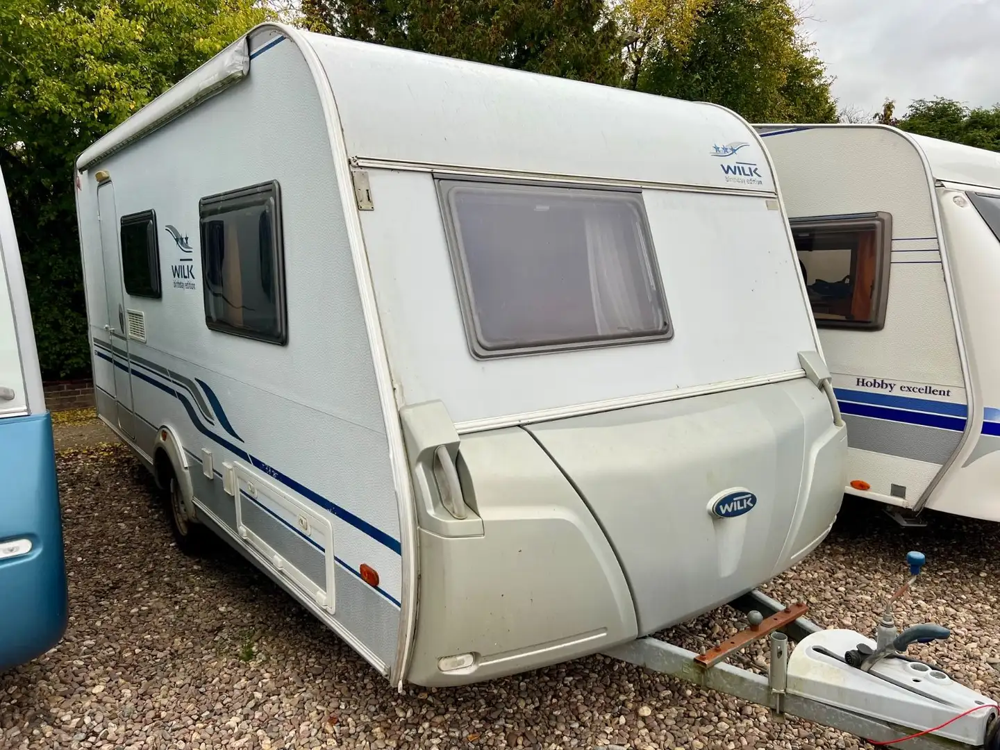 Wilk 450 HTD Mover Vorzelt Markise Festbett Weiß - 1