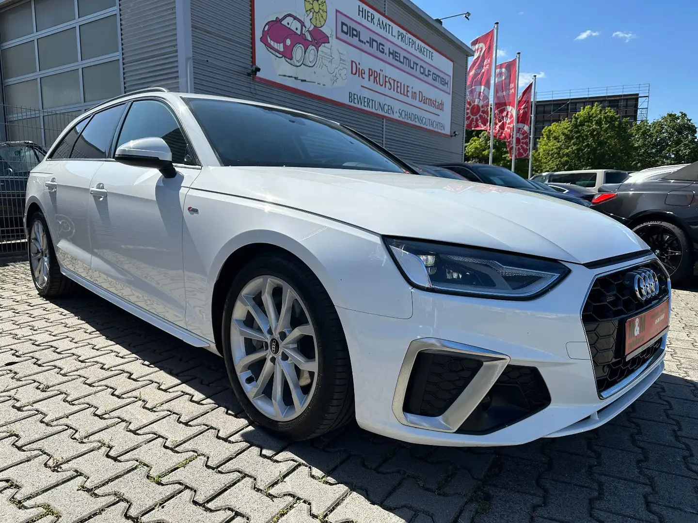 Audi A4 Avant 40 TDI quattro S-line Nav/LED/PDC/AHK Weiß - 2