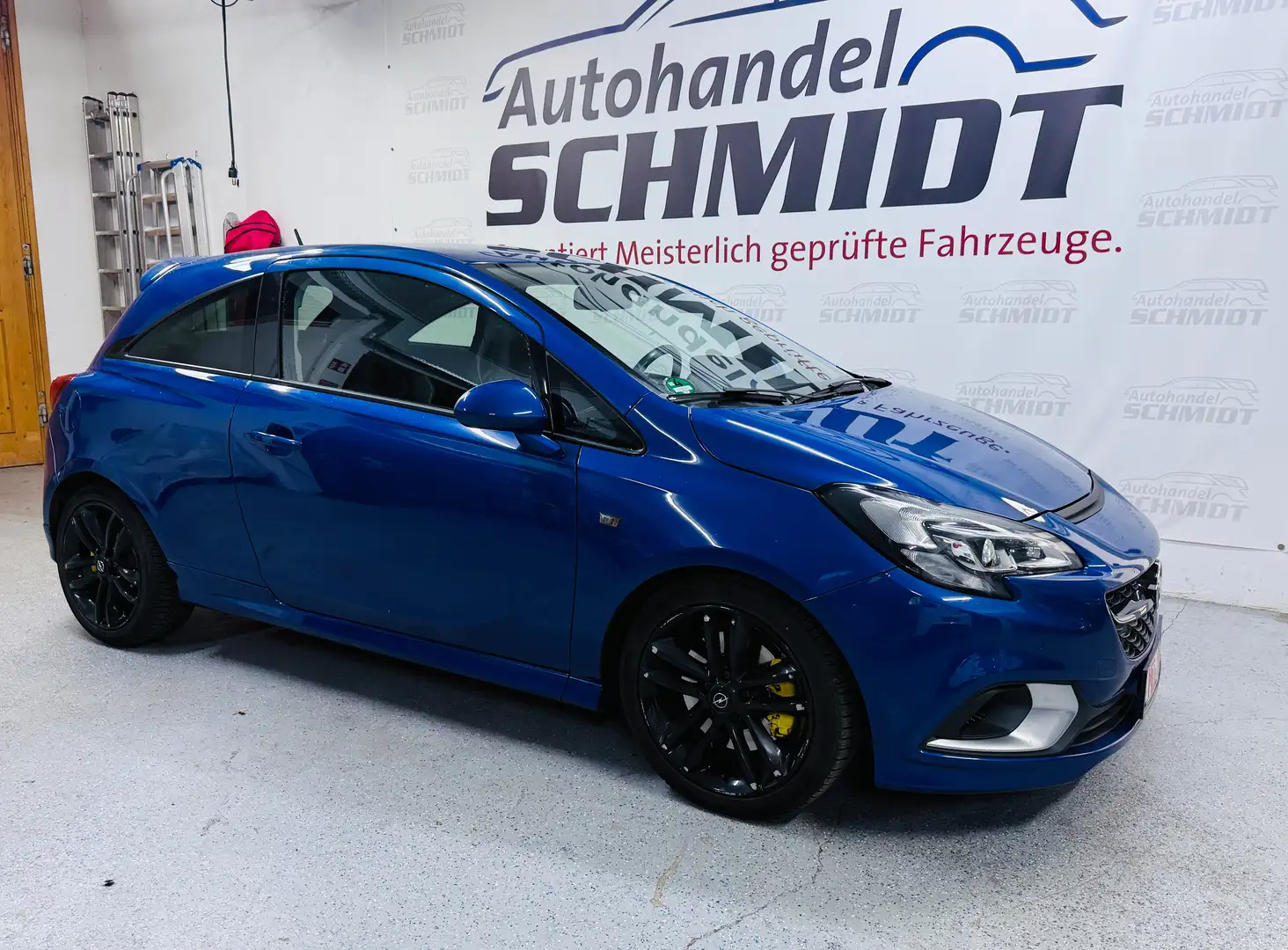 Opel Corsa E OPC 1,6 Turbo mit AT Motor der erst 78´tkm Bleu - 1