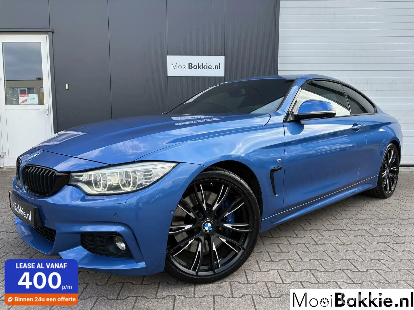 BMW 435 4-serie Coupé 435i High Executive Modrá - 1