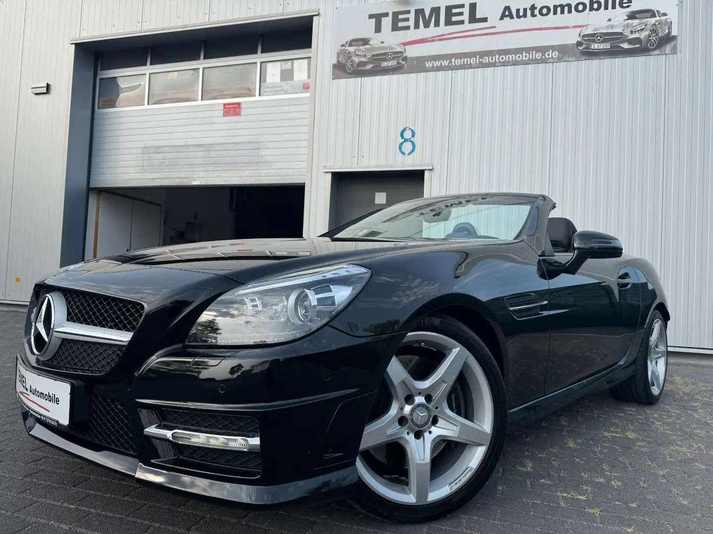 Mercedes-Benz SLK 250 SLK 250 d AMG LEDER COMAND PANO ILS AIRSCARF Schwarz - 1