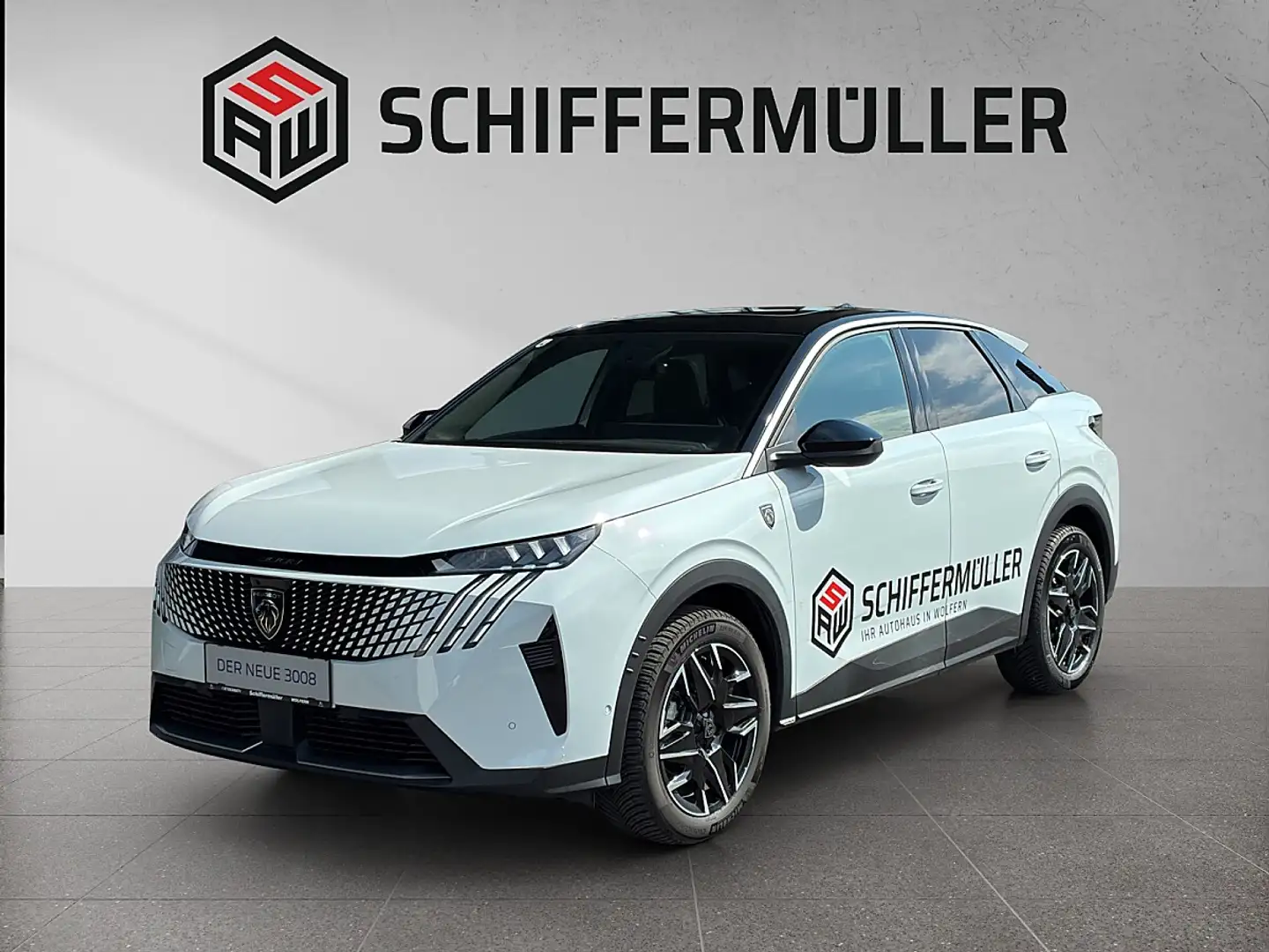 Peugeot 3008 Hybrid 145 e-DCS6 GT *Glasdach * Memory-Sitz * ... Weiß - 1