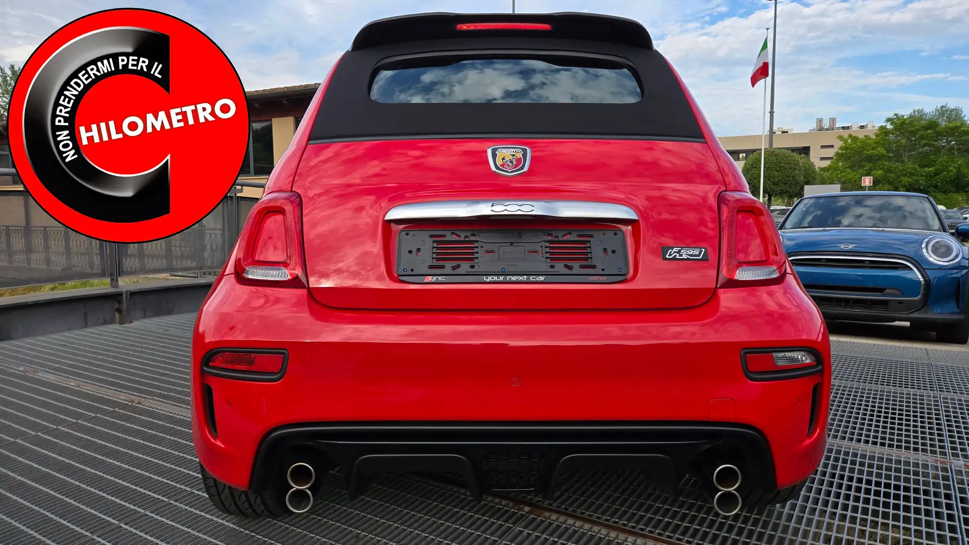 Abarth 595C F FORMULA ABARTH 165 CV AUTOM PELLE REKORD MONZA Rosso - 1