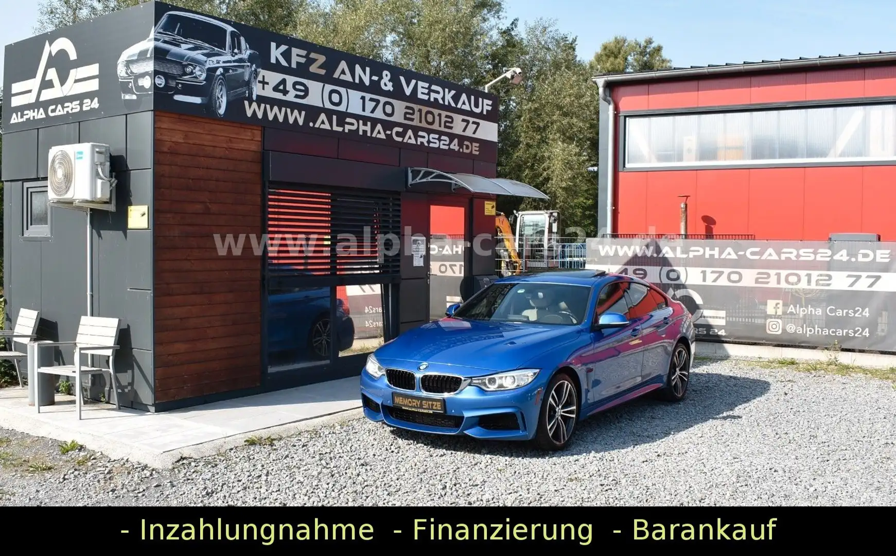 BMW 440 Gran Coupé 440i xDrive M Sport Performance Abgas Blau - 2
