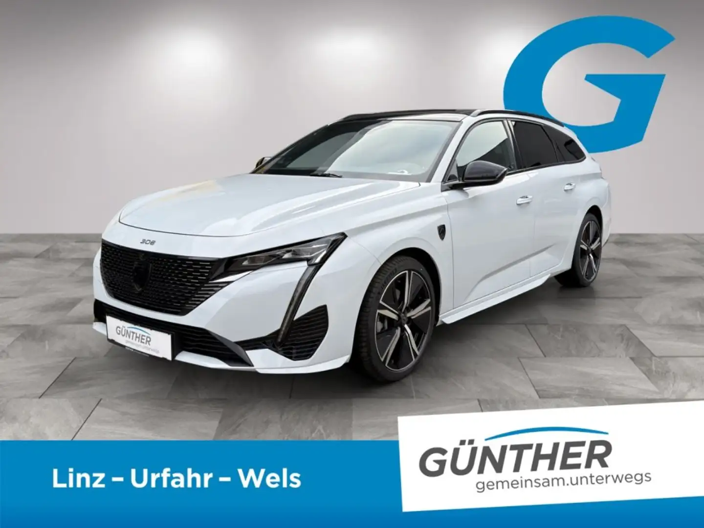 Peugeot 308 SW GT BHDi 130 EAT8 Weiß - 1