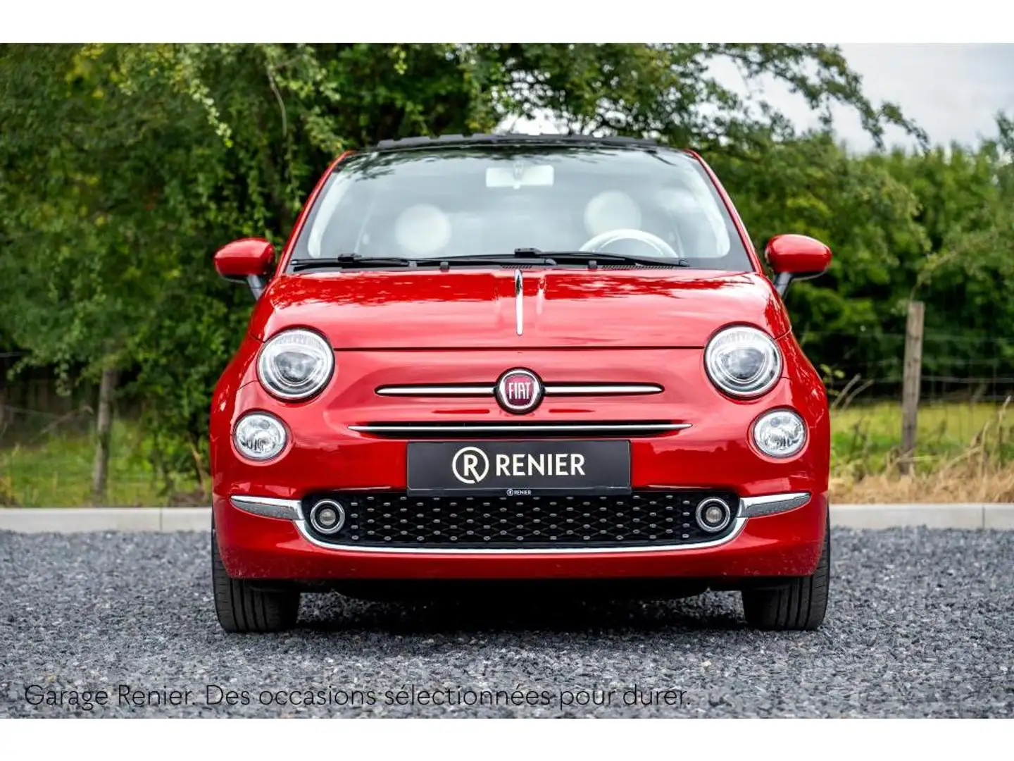 Fiat 500 1.2i Lounge - Toit ouvrant - Garantie 24 mois Rouge - 2