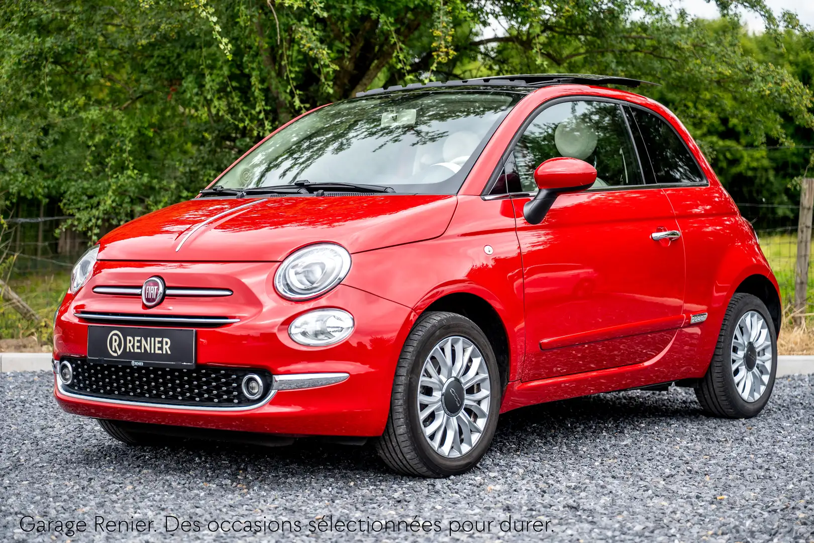 Fiat 500 1.2i Lounge avec Toit ouvrant et Garantie 24 mois Rot - 1