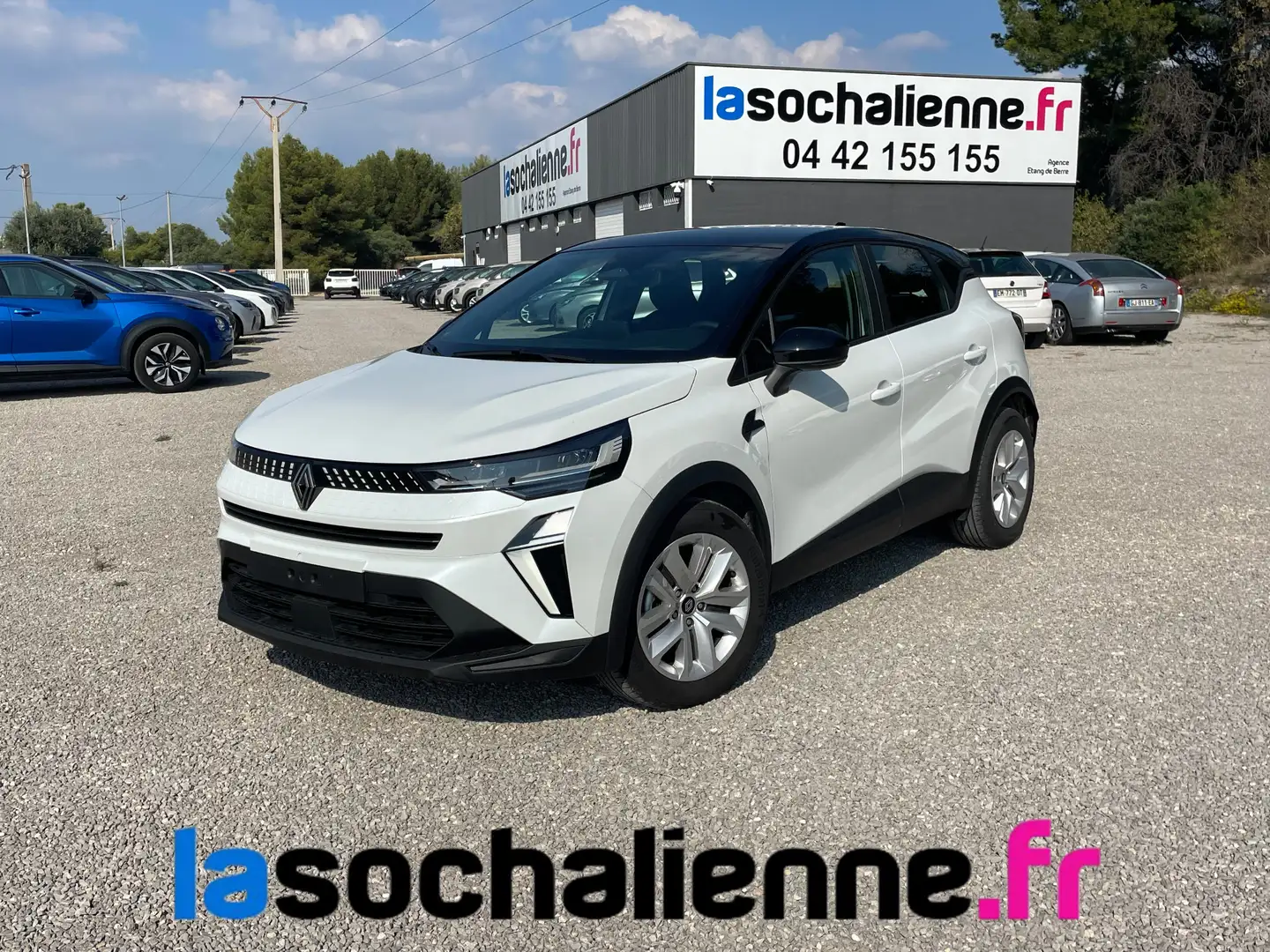 Renault Captur TCe 90 Evolution + roue de secours + peinture nacrée bi-ton Blanc - 1