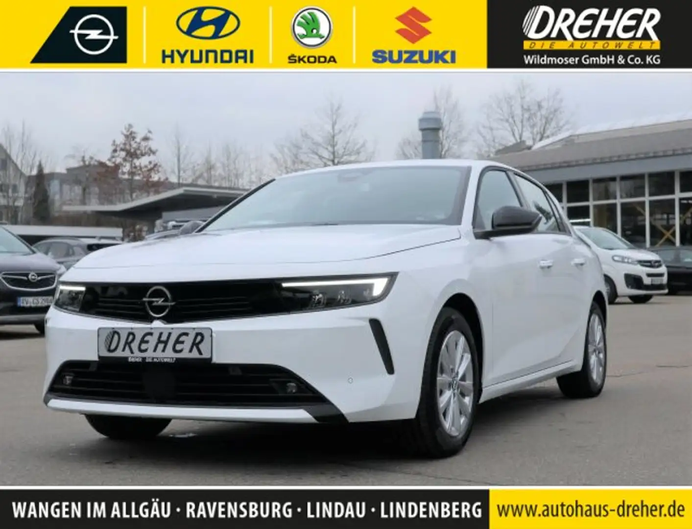 Opel Astra Astra Enjoy/Geschwindigkeitsr./LED/LM/EPH Weiß - 1