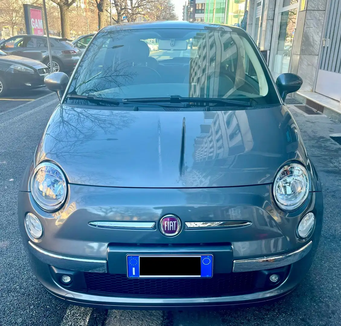 Fiat 500 500 1.2 Lounge 69cv E6 Grijs - 2