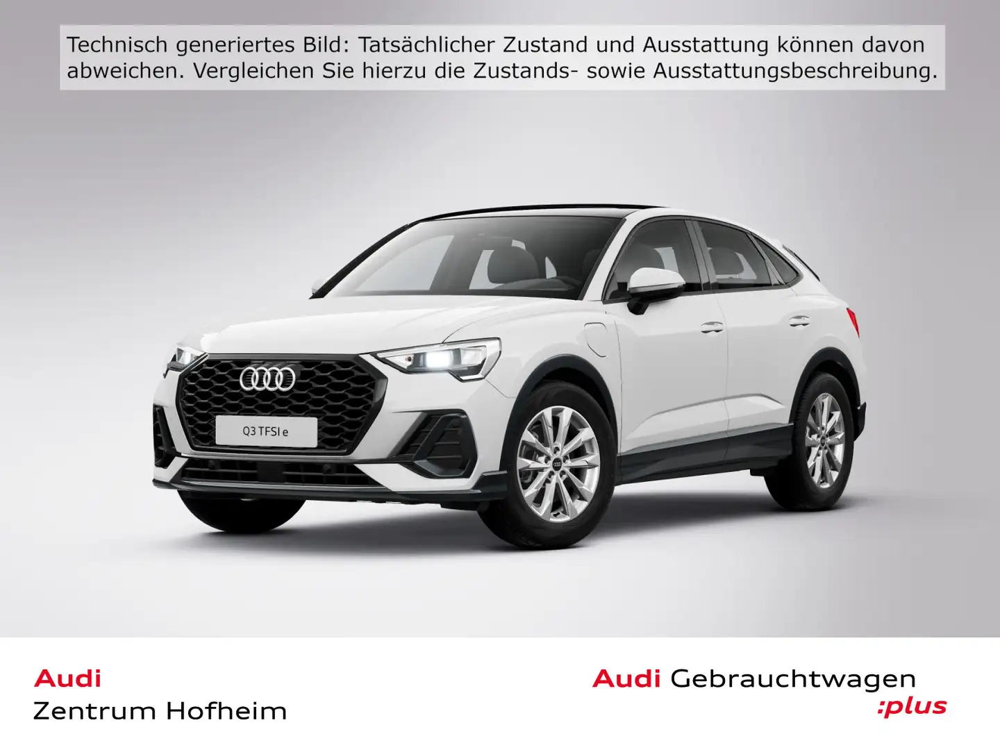 Audi Q3 45 TFSIe S tro*Pano*LED*Virtual*Nav Weiß - 1