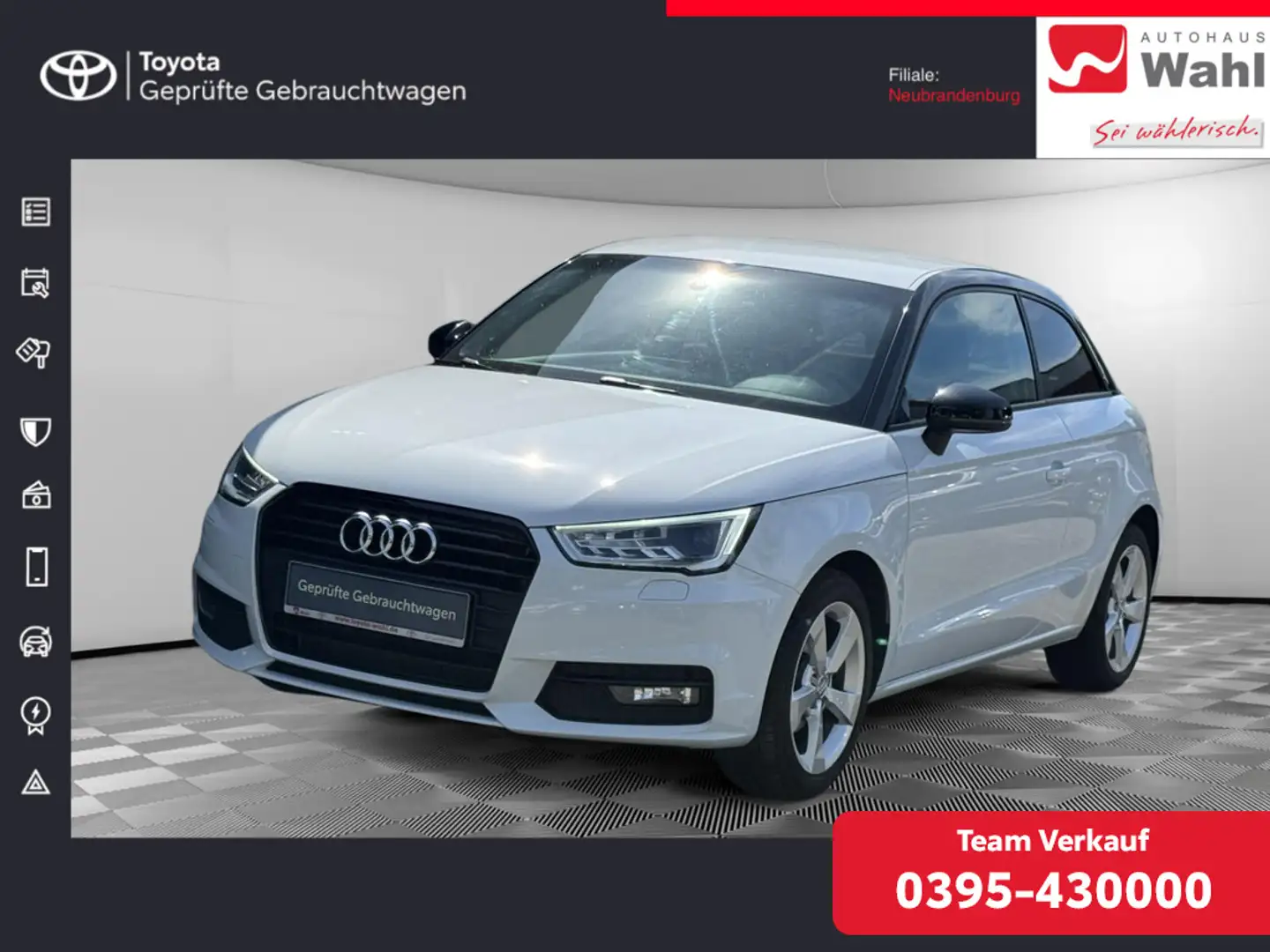 Audi A1 sport 1.0 TFSI ultra Blanc - 1