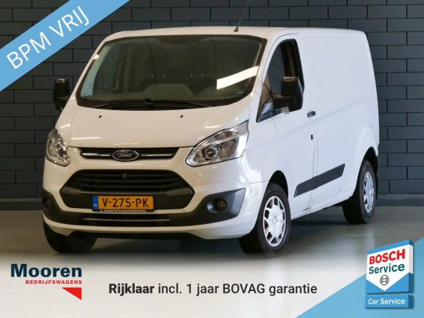 Ford Transit Custom 310 2.0 130PK TDCI L2H1 | MARGE | TREKHAAK | AIRCO Bílá - 1