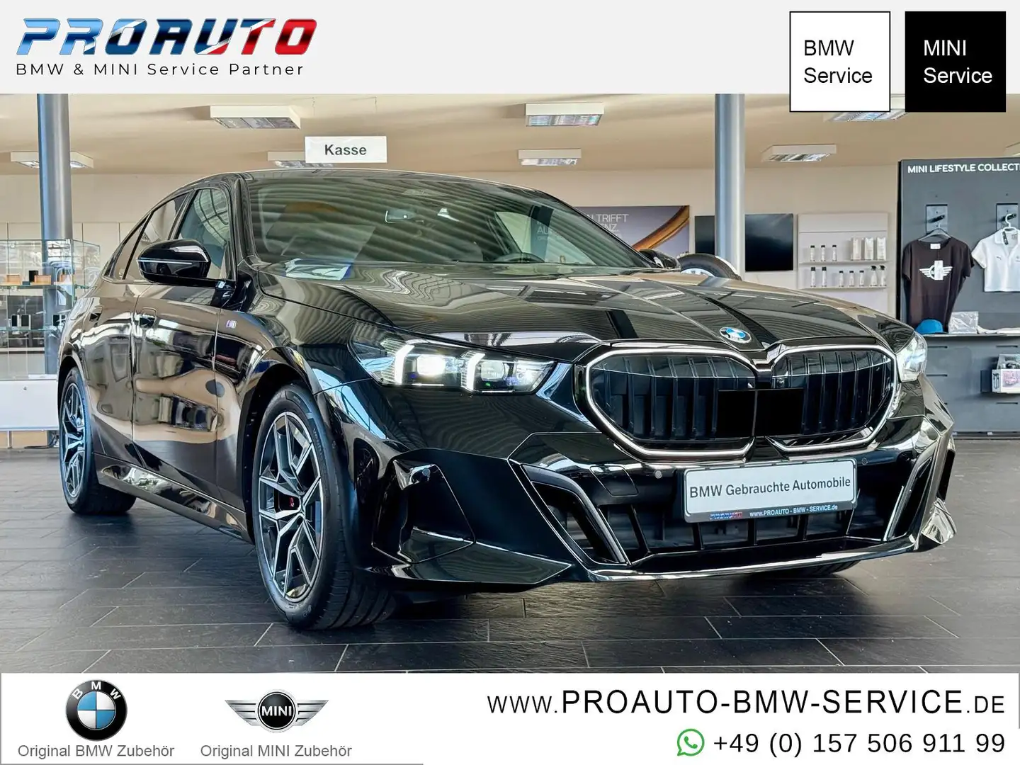 BMW 520 d M Sport Pro 360°/Pano/K.Zg/A-LED/ICONIC/19" Schwarz - 1
