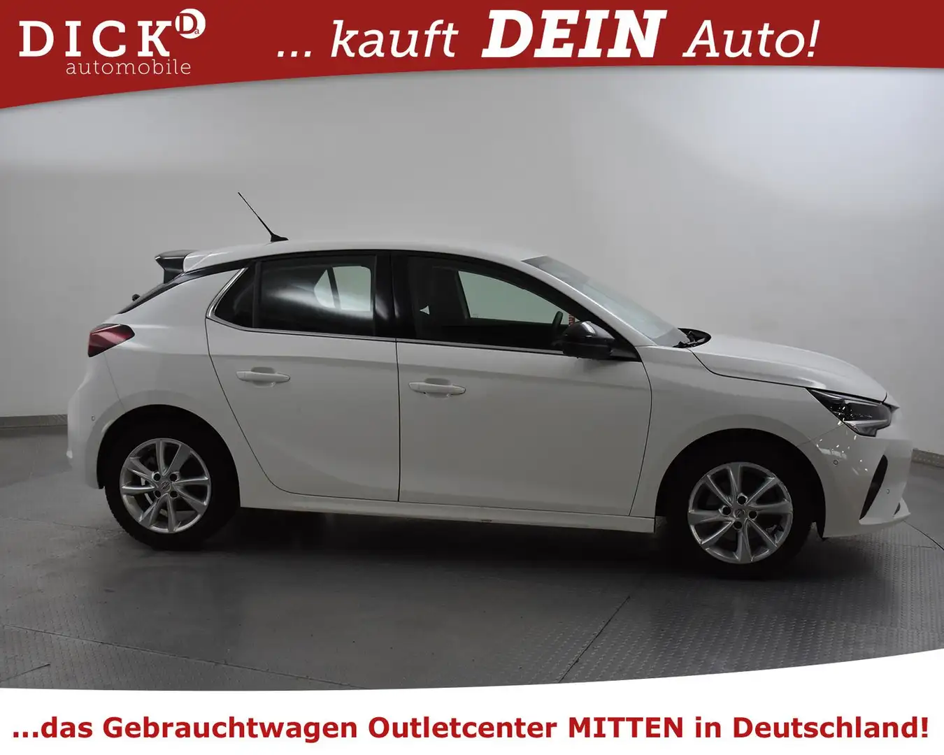 Opel Corsa 1.2 Aut. Elegan NAVI+LED+KAMERA+TEMP+PARK+ Weiß - 2