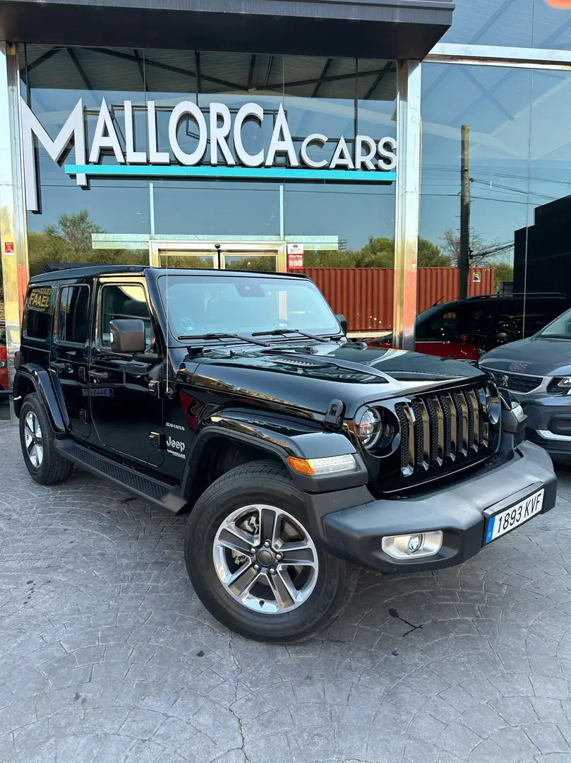 Jeep Wrangler Unlimited 2.8CRD Sahara Aut. Negro - 2