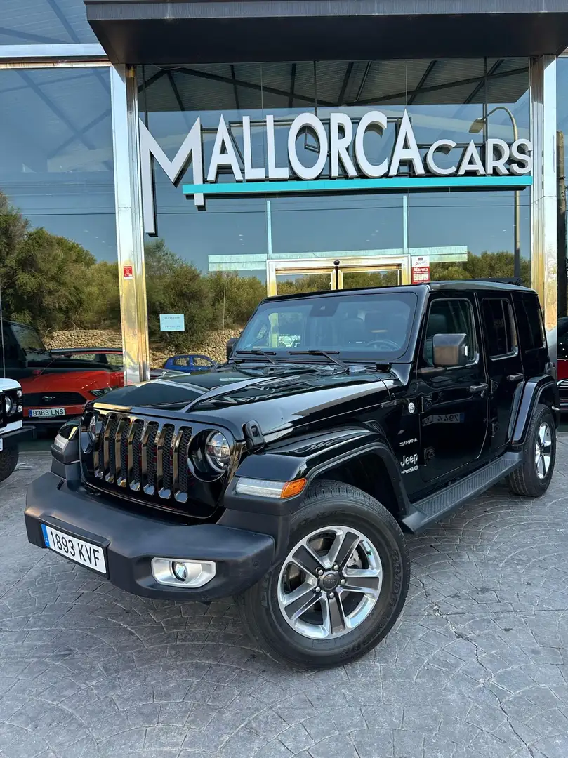 Jeep Wrangler Unlimited 2.8CRD Sahara Aut. Negro - 1
