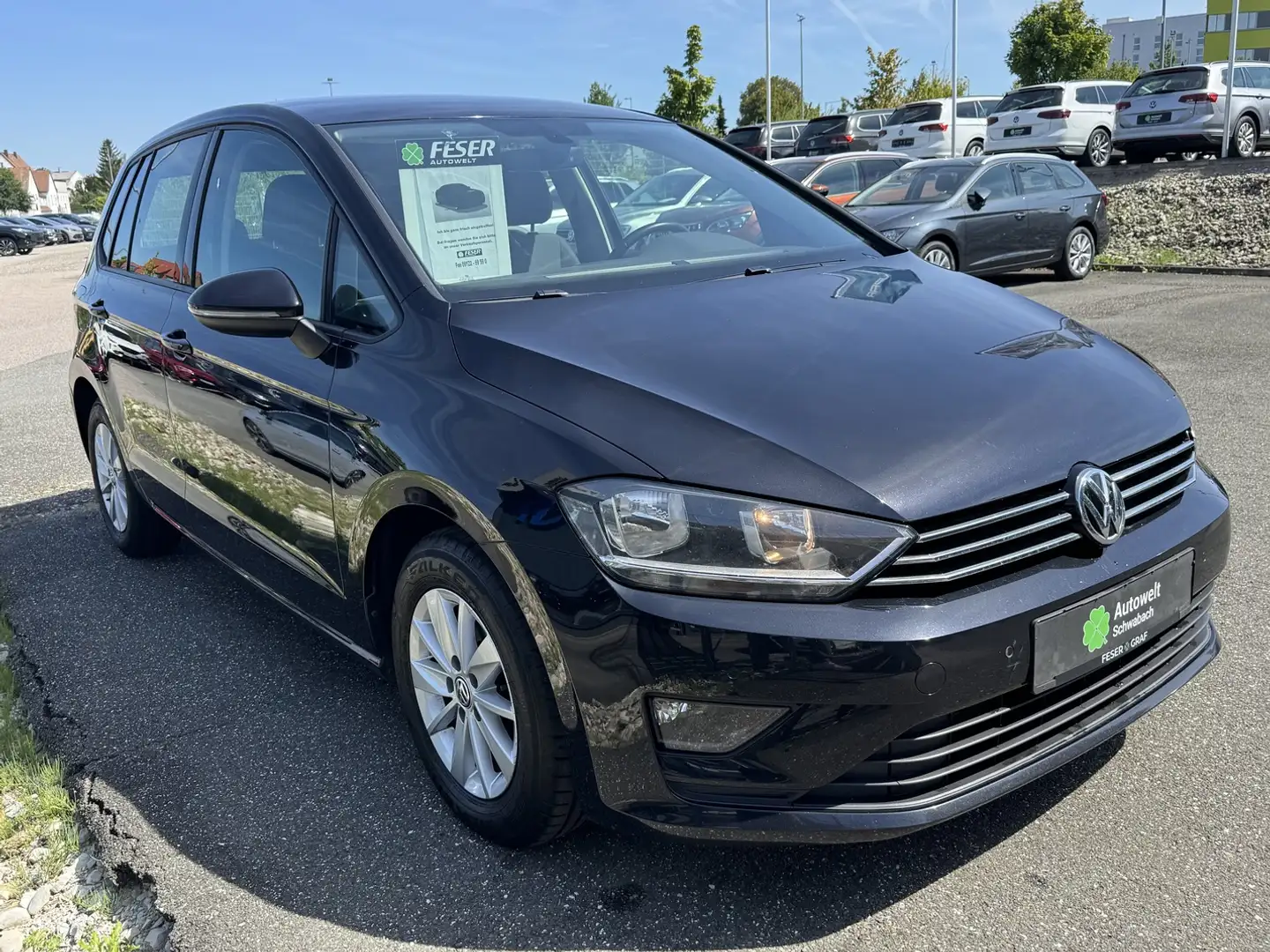 Volkswagen Golf Sportsvan 1.4 TSI Comfotrl. GRA KLIMA NEBEL Schwarz - 2