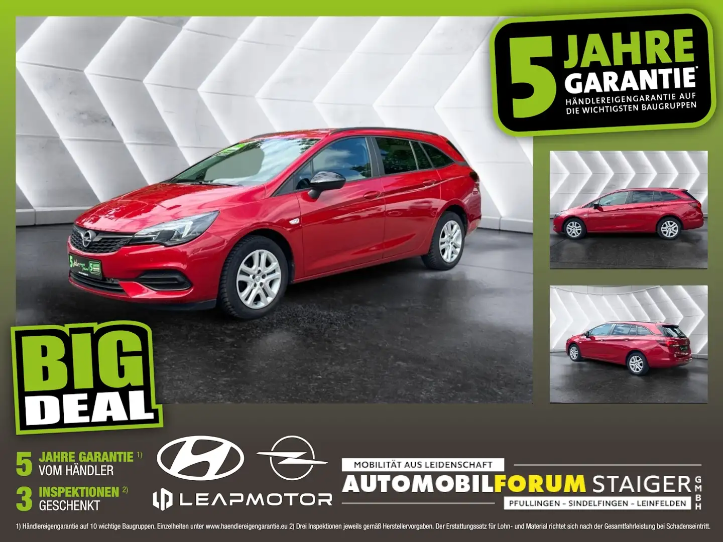 Opel Astra K Sports Tourer 1.4 Turbo  Edition Matrix Rouge - 1
