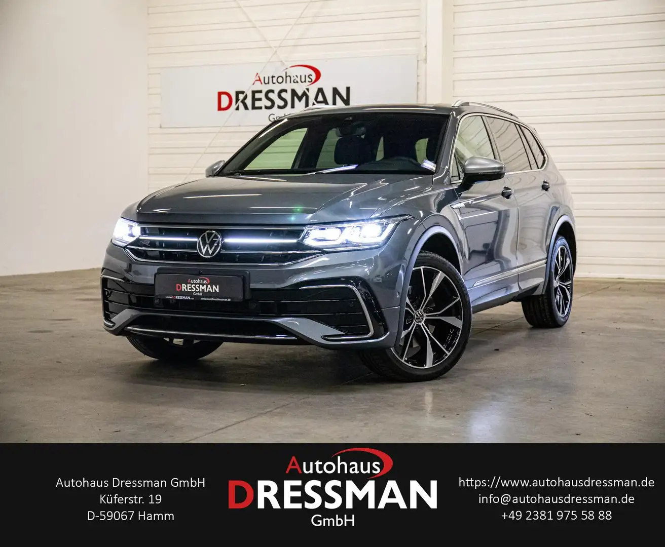 Volkswagen Tiguan Allspace R-Line ACC PANO 360° HuD Grey - 1